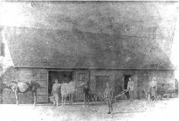 The Old Smithy in the late 19th century
